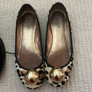 Kate spade pony hair flats